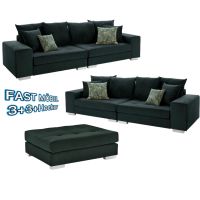 NEU! Sofa 3 + 3 + Hocker ! Samt ! Big Sofa Vale ! Wohnlandschaft Nordrhein-Westfalen - Löhne Vorschau