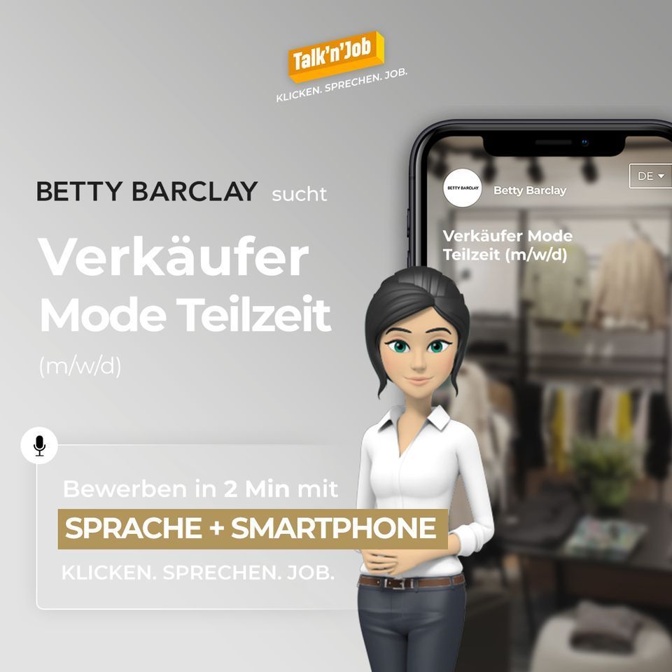 Verkäufer (m/w/d) Mode TZ bei Betty Barclay in München in München