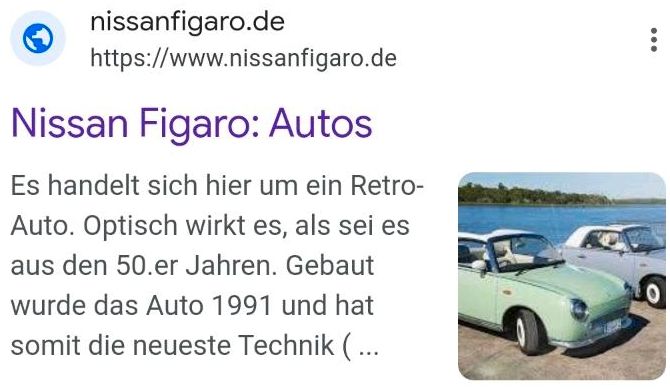 Nissan Figaro Teile in Kehl