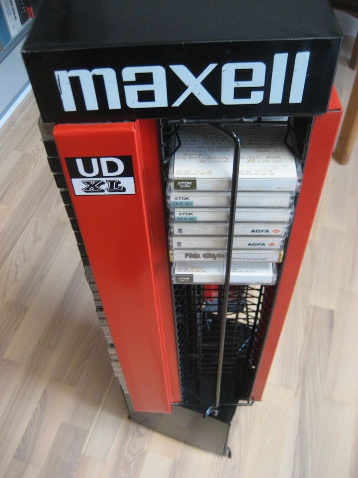 Maxell Musik Kassetten Ständer Rarität für 120 Kassetten in Nürnberg (Mittelfr)