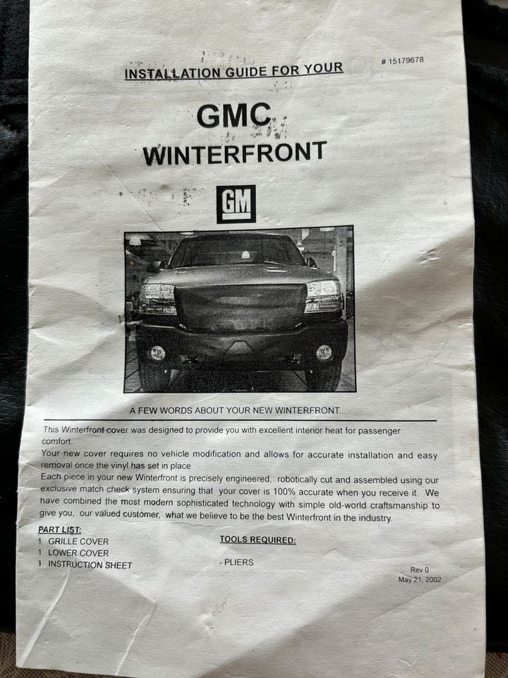 GMC Kühlerfrostschutz NEU in Surwold