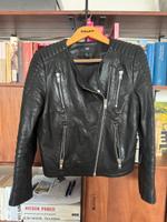 Lederjacke Bikerjacke schwarz H&M 42 40 38 Berlin - Dahlem Vorschau