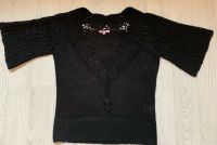 Sexy gehäkelt Pullover Pulli Sweaters gestrickt schwarz Gr. L 40 Düsseldorf - Düsseltal Vorschau