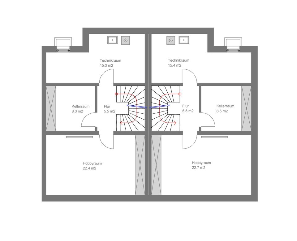 Grundstück mit Baugenehmigung für ein Reihenmittelhaus in Erlangen-Eltersdorf in Erlangen