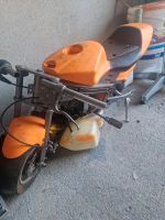 Pocket bike 50ccm mit massig Ersatzteilen und Zubehör Bayern - Neustadt b.Coburg Vorschau