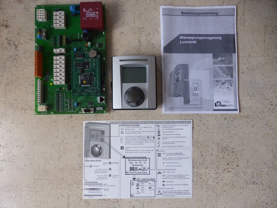 Alpha Innotec System-Steuerungsplatine mit Bedienteil, Gebraucht in Neuhof