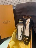 NEU Sling Pumps Tods original schwarz Gold schnalle Bayern - Reichenberg Vorschau