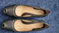 Schwarze Peeptoe Pumps mit Keilabsatz von Josef Seibel 42/ 8 Bayern - Neumarkt i.d.OPf. Vorschau