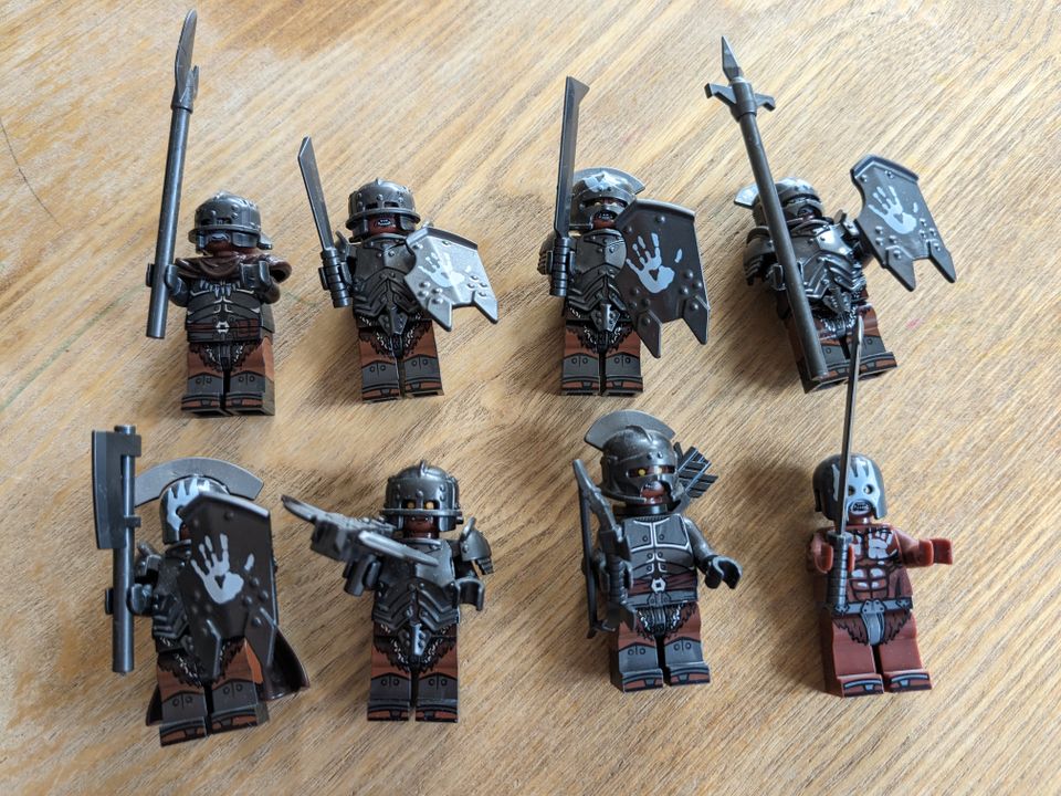 Minifiguren Herr der Ringe Uruk Hai Armee in Hahnbach