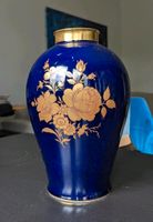 Blumenvase, Kobaltblau, Gold-Verzierungen, Lindner Wandsbek - Hamburg Bramfeld Vorschau