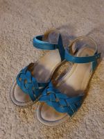 Sandalen Leder türkis Gr 37 Nordrhein-Westfalen - Recklinghausen Vorschau