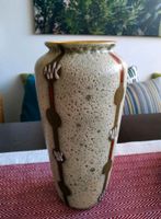 JASBA  Blumen Vase, 29 cm, grün-rot-weiß, Schrumpfglasur Niedersachsen - Braunschweig Vorschau