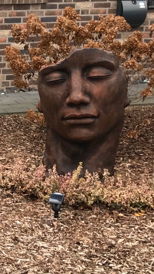 Gesicht 115cm 150kg Torso Büste Gesichtsmaske Statue Steinfigur in Hannover