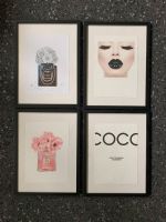 Bild Poster coco Chanel cc Bilderrahmen Deko Fashion Hessen - Allendorf Vorschau