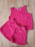 Set Frottee Gr 128 H&M pink Sommerset Hose Shirt Nordrhein-Westfalen - Gronau (Westfalen) Vorschau