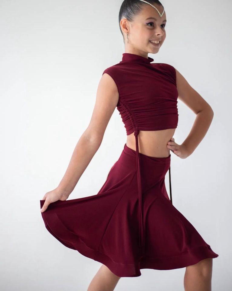 Ballroom Tanzkleidung/Tanzkleid Training Latein Mädchen Frauen in Lachen