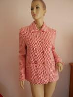 max volmáry, Designer Blazer, rot/weiss, Baumwollmischung, Gr.38 Niedersachsen - Nottensdorf Vorschau