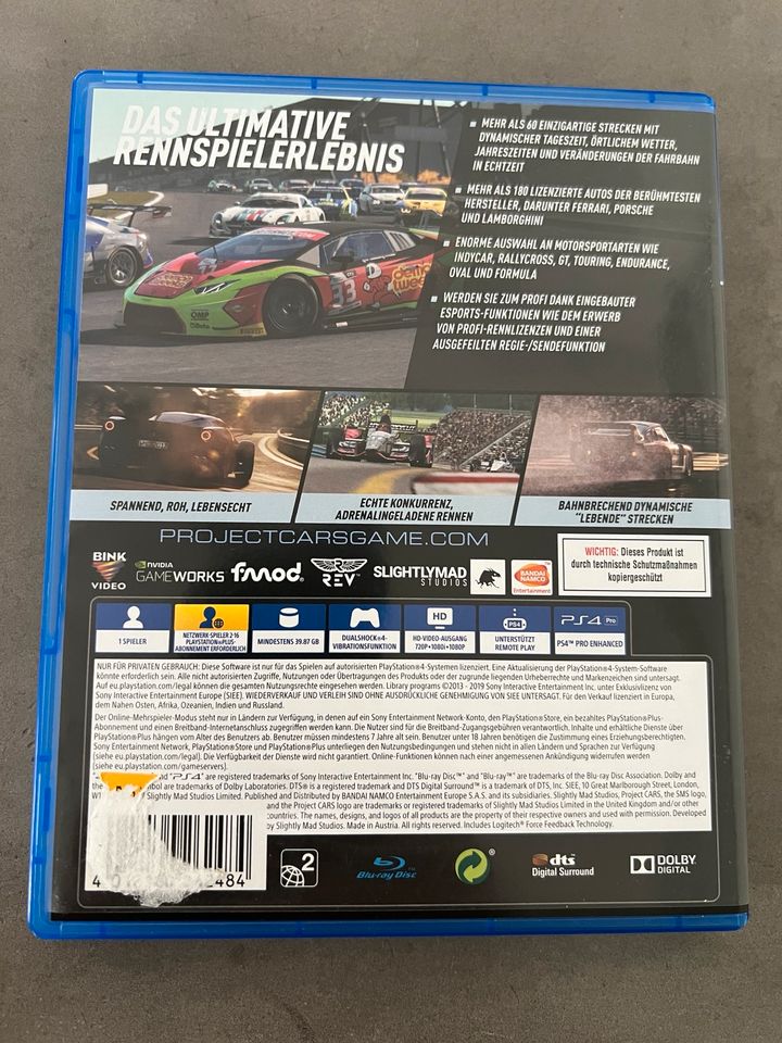 PROJECT CARS 2/ PS4 in Frankfurt am Main