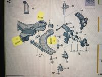 VW Golf4 / Bora etc. Schrauben für Querlenker 1J Bayern - Ingolstadt Vorschau