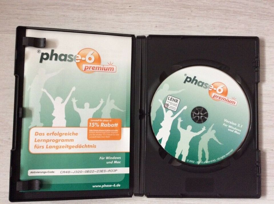 Phase- 6 Premium CD- Rom für Windows und Mac in Menden