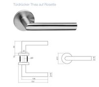 Türdrücker / Rosettengarnitur WC Thea von ProGriff Nordrhein-Westfalen - Bottrop Vorschau