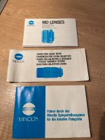 Original Bedienungsanleitung Minolta Objektive Kameras MD Analog Nordrhein-Westfalen - Ladbergen Vorschau