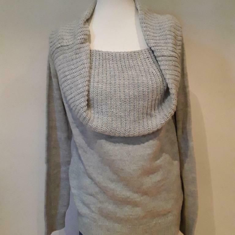 Pullover Damen H+M Gr. M Grau in Walldorf