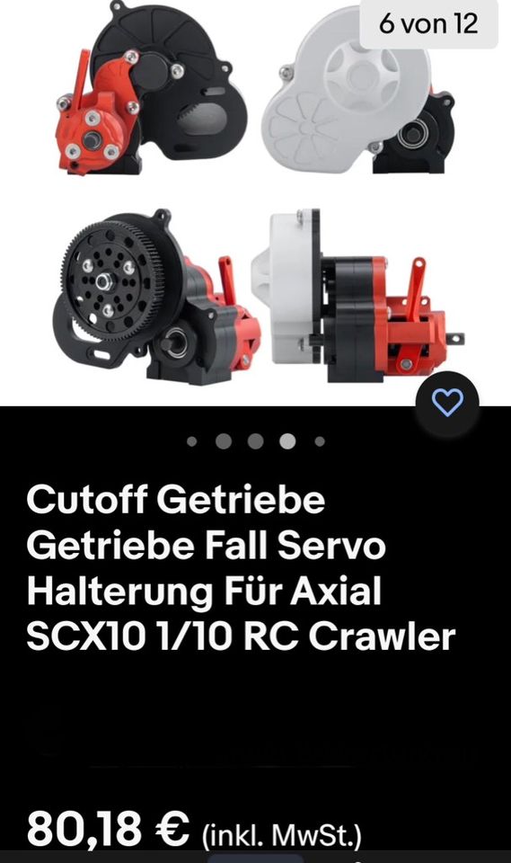 SCX 10 Cutoff - Getriebe in Herborn