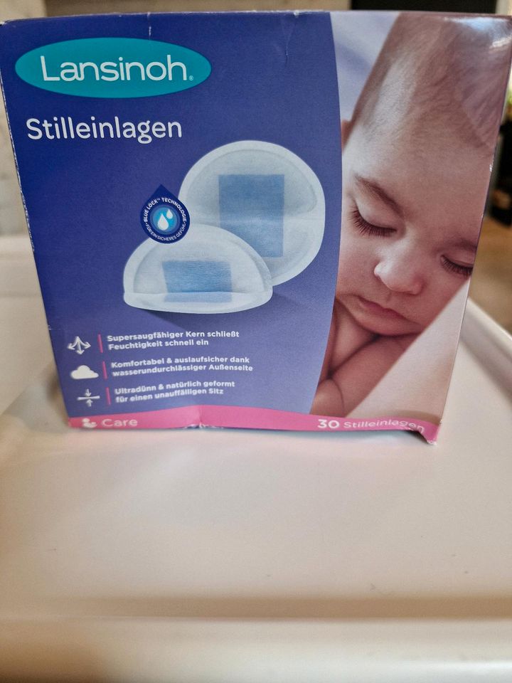 Lansinoh BIO Brustwarzensalbe 60ml + Stilleinlage + Kompressen in Bingen