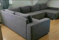 Wohnlandschaft, Sofa groß, Couch 2 Ottomane  grau Bochum - Bochum-Wattenscheid Vorschau