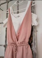 Overall Jumpsuit Hose Kleid  Satin alt rosé wie Mango  Zara Baden-Württemberg - Karlsruhe Vorschau