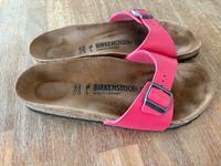 Birkenstock Madrid Gr. 42 rot/ Pink Sandalen Schlappen Thüringen - Suhl Vorschau