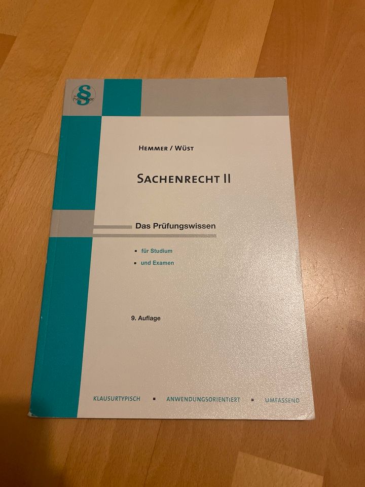 Hemmer-Skript Sachenrecht II in Würzburg