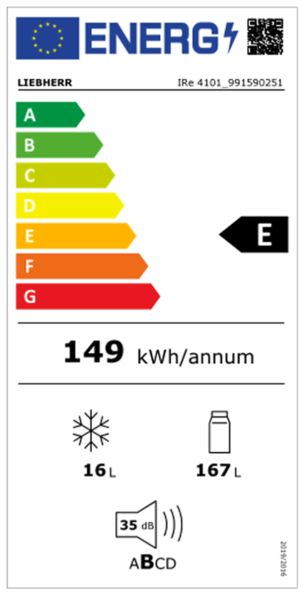 Liebherr Einbaukühlschrank IRe 4101-20 Pure EEK:E in Simmern