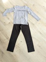 ❤️‍Calvin Klein langer Jungenpyjama, grau/schwarz, Gr. 152❤️‍ Bayern - Kolbermoor Vorschau