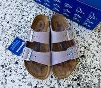 Birkenstock Arizona Gr. 37 schmal, Weichbettung, purple Fog Nordrhein-Westfalen - Leopoldshöhe Vorschau