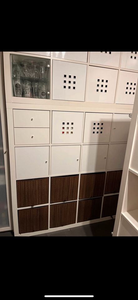 Kallax 1x1 2x2 2x4 4x4  2x5 weiß schwarz Lekman Expedit in Barsbüttel