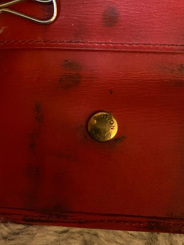 Louis Vuitton Tasche Schlüsseletui epi leather rot LV Vintage kle in Weilheim