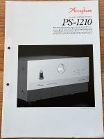 Accuphase PS - 1210 Power Supply  Prospekt aus 2005 in englisch Nordrhein-Westfalen - Gronau (Westfalen) Vorschau