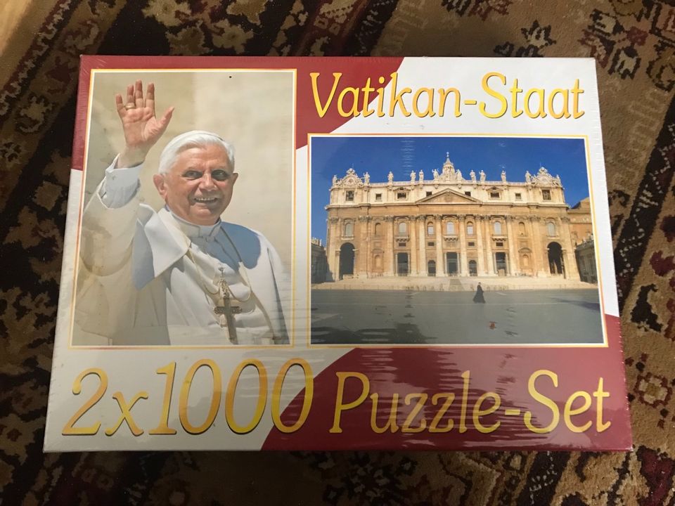 Papst Puzzle in Küps