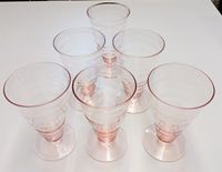 6x Rosa Gläser Cocktail Eisbecher Milchshake Smoothie Glas Baden-Württemberg - Aalen Vorschau