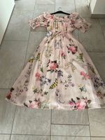 Sommerkleid, rosa mit bunte Blumen, Größe 38 Nordrhein-Westfalen - Borken Vorschau