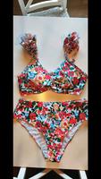 Bikini geblümt Gr.1XL (46) Shein ungetragen Hessen - Langgöns Vorschau