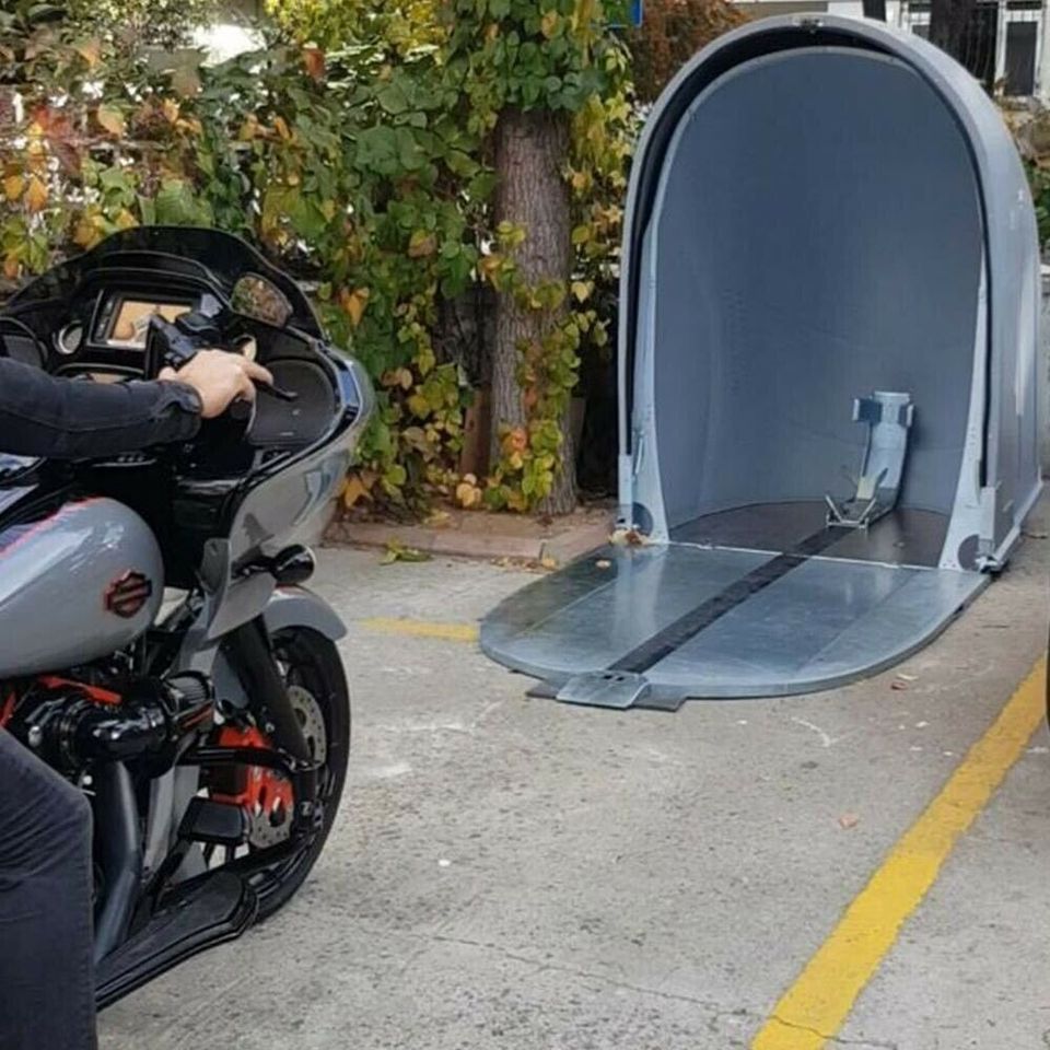 Motorrad-Garage | Bike Shelter | Harley Davidson in Aschaffenburg