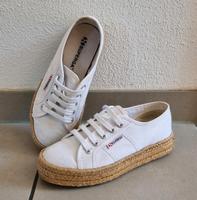 Superga Sommerschuh Sneaker Espandrille Damenschuh weiß 36 Bayern - Landshut Vorschau