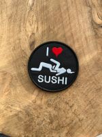 Patch Aufnäher Abzeichen Klett Sushi Lover I love sushi Niedersachsen - Oerbke bei Fallingbostel Vorschau