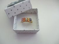 Ring MULTICOLOR SAPHIREN 925 STERLING SILBER Gr. 54 Berlin - Tempelhof Vorschau