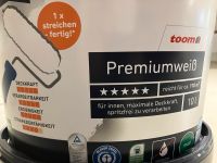 3x Toom Farbe Premiumweiß matt 10l zum Streichen Hessen - Bad Soden am Taunus Vorschau