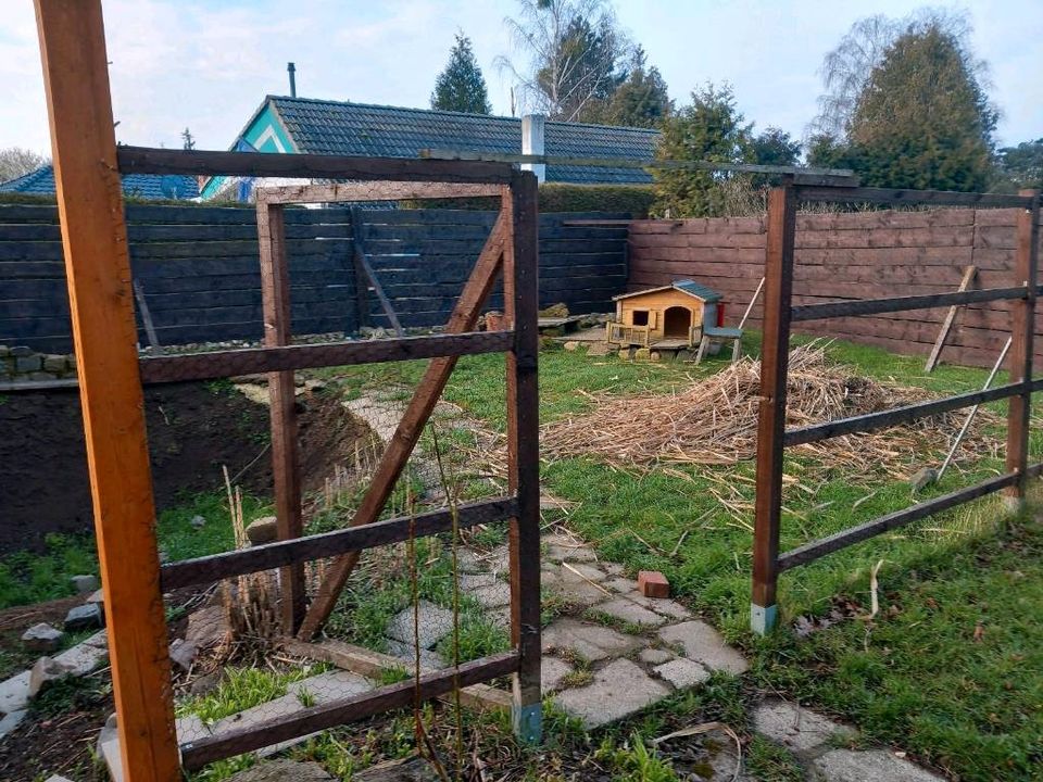 Zaun oder Voliere abgebaut in Glindenberg