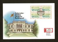 Bund 1989 Einschreiben FDC ATM Ergänzungswerte BRD Post Brief Niedersachsen - Blomberg Vorschau